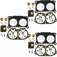 3Pcs Yamaha Outboard V-6 Carb Carburetor Rebuild Kit 150 175 200 225 HP 86-95 picture