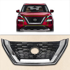Front Bumper Grille Chrome Trim for 2021 2023 Nissan Rogue SL SV No Camera Hole picture