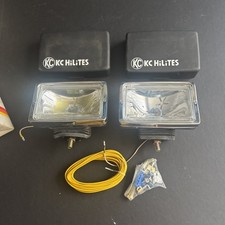 KC Hilites Competition Lights Model 1760 Pair With Wiring Quartz Halogen NIB NOS picture