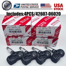 4X Genuine 42607-06020 Tire Pressure Monitoring Sensor For Toyota Corolla Prius picture