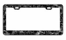 Real Forged Carbon Fiber License Plate Frame picture