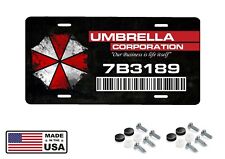 New Custom Resident Evil Umbrella Corporation Vanity License Plate Car Tag  picture