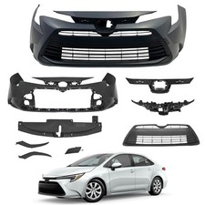 For 2023-2024 Toyota Corolla LE XLE Front Bumper Cover Assembly Kit W/Grille picture