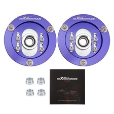 2x Camber Plate Pair Fits for BMW E46 320 323 325 328 M3 Front Top Upper Mount picture