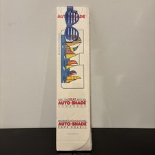 Vtg 1990’s Auto Shade Sailboats Sunglasses Car Sun Shade Sealed Abraham Levy NEW picture