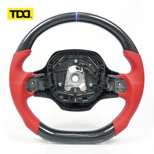 TDD Real Carbon Fiber Steering Wheel For BMW I3 Perforated leather picture