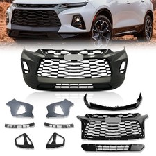 Front Bumper Cover Grille Assembly Fit For 2019 2020 2021 2022 Chevy Blazer RS picture