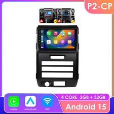 Apple CarPlay Android 15 WiFi Car Stereo Radio GPS Navi For Ford F-150 2009-2012 picture