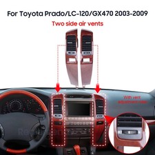 1 Pair For Lexus GX470 2003-2009 Center A/C Dash Air Vent Trim Panel & Grille picture