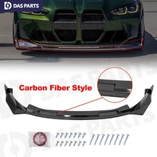 For BMW G80 M3 G82 G83 M4 2021-26 V Style Carbon Fiber Front Bumper Lip Splitter picture