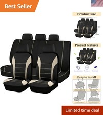 9-Piece Car Seat Cover Full Set - Stain Resistant & Easy Install picture