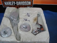 HARLEY BIG TWIN XL's 96-L CHROME CUSTOM HANDLEBAR 9/16 M/C ASSB/CLTH/LV/HOUSINGS picture