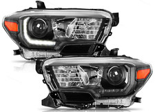 For 2016-2021 Toyota Tacoma Headlamps W/LED DRL Projector Headlights Left+Right picture