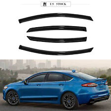 Tape-on Window Sun Visors Rain Guards Wind Deflector for 2013 - 2020 Ford Fusion picture