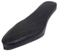 Vintage Selle Giuliari Cobra Seat Black Harley-Davidson Sportster Custom Chopper picture