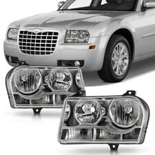 For 2005-2010 Chrysler 300 Halogen type Chrome Replacement Headlight Assembly picture
