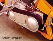 NEW POLISHED BDL  3” OPEN BELT DRIVE KIT FOR 1990-2006 Harley Davidson Softail picture