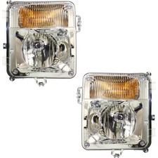 Set of 2 Clear Lens Fog Light For 2004-09 Cadillac SRX LH & RH CAPA w/ Bulbs picture