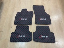 Luxury Leather Car Mats for Audi RS3 8V 2013 - 2020 , Set of 4 , Made to Order picture