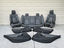 2010 2011 Saab 9-5 AERO Shark Grey Pewter Full Leather Interior Seats Doors Trim picture