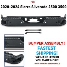 For 2020-2024 Sierra Silverado 2500 / 3500 NEW Complete Rear Bumper Assembly US picture