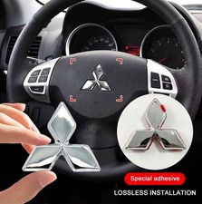 Steering Wheel Emblem for Mitsubishi ASX Lancer Eclipse Outlander L200 Mirage picture