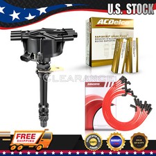 GM02 Distributor & ACDelco Spark Plug & Wires for 96-05 Chevy GMC Pickup 4.3L picture