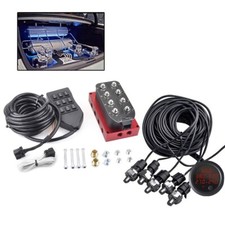 Air Ride Solenoid Valves with Switch Controller +5 in 1 Display Air Ride Gauge picture