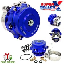 BV50 Style Blow off Valve BOV 50mm V-Band BLUE Fits Tial Springs -FAST USA SHIP picture