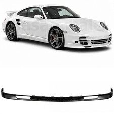 Fits 07-13 Porsche Carrera 911 997 Turbo S Front Bumper Lip, OE Style PU Black picture