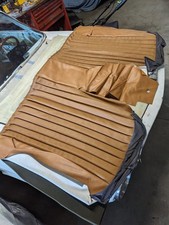 NOS NEW MERCEDES W116 GENUINE OEM BACK SEAT LIGHT BROWN/TAN IN PACKAGING 450 280 picture