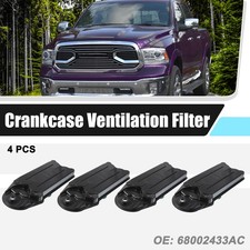 4 Pcs Crankcase Ventilation Breather Filter for Dodge for Ram No.68002433AC picture