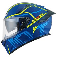 KYT R2R CONCEPT MATTE BLUE YELLOW XS picture