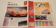 McLaren F1 1992-1997 V12 Sports Car IMP HOT CARS Brochure picture