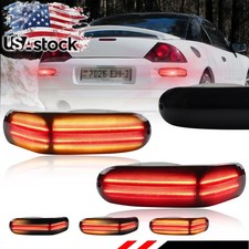 Smoke LED Rear Bumper Marker Turn Signal Lights For 2000-2005 Mitsubishi Eclipse picture