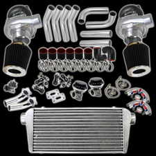 SUPER POWER TWIN TURBO KIT FOR FORD MUSTANG GT SVT V8 4.0L 4.6L 5.L V8 V10 GT500 picture
