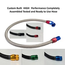 New Custom Color 6AN Stainless Braided CPE Fuel Hose Oil Fuel Gas Line Fitting picture