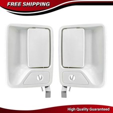 2X Outer Outside Front Door Handle For Ford F-350 Super Duty 99-16 Oxford White picture