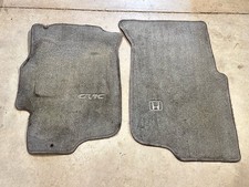 1996-2000 Honda Civic Front Floor Mats Carpet Set of 2 GRAY OEM picture