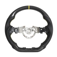 Real Carbon Fiber Steering Wheel for 23-26 Nissan Z 400Z RZ34 Yellow Stitching picture