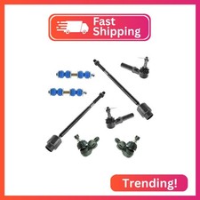 TRQ Front Steering & Suspension Kit Ball Joint Sway Bar Stabilizer Link Tie picture