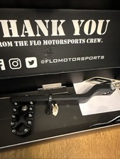 Flo Motorsports Adjustable Black 8” Shift Shifter Arm Lever Peg Harley Touring picture