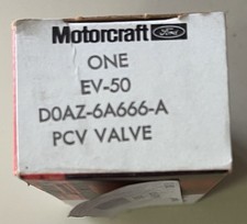 Motorcraft EV-50 D0AZ-6A666-A Positive Crankcase Ventilation Valve NOS picture