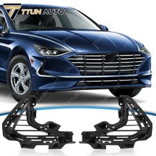 Front Fog Light Cover For 2020-2023 Hyundai Sonata SE/Hybrid 2PCS Matte Black picture