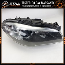 14-16 BMW 5 SERIES 528i F10 SEDAN RIGHT PASSENGER SIDE HEADLIGHT ASSEMBLY OEM picture