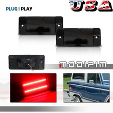 2Pcs Rear Side Marker Lights For 70-72 Ford Bronco Pickup Truck F-100 F-250 F350 picture