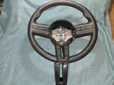 OEM 2007-2009 SHELBY MUSTANG GT500 STEERING WHEEL LEATHER RED STITCH 07 09 NOTE picture