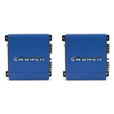 Crunch PowerDriveX 1000 Watt 2 Channel Exclusive Blue A/B Car Amplifier (2 Pack) picture