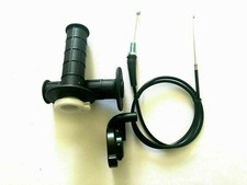 Twist Handle Grip Bar & Throttle Cable For Honda XR100 XR100R XR185 XR200 XR200R picture