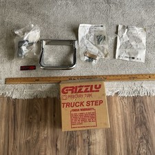 NOS VINTAGE GRIZZLY MERCURY TUBE TRUCK STEP, CHROME picture